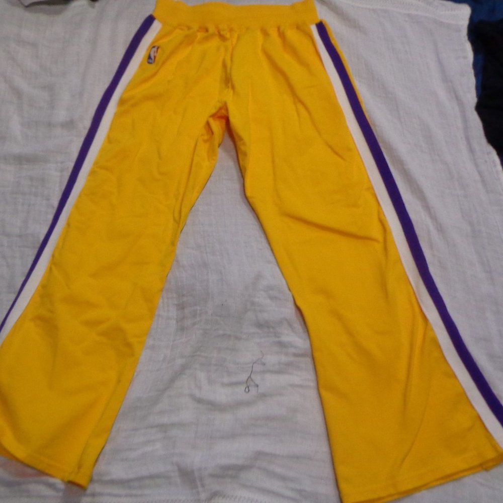 Los Angeles Lakers MacGregor Sand-Knit NBA Official Breakaway Warmup Pants
